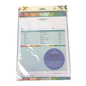 New Erin Condren Teacher Notepad 52 Sheets Supply Paper Stationary